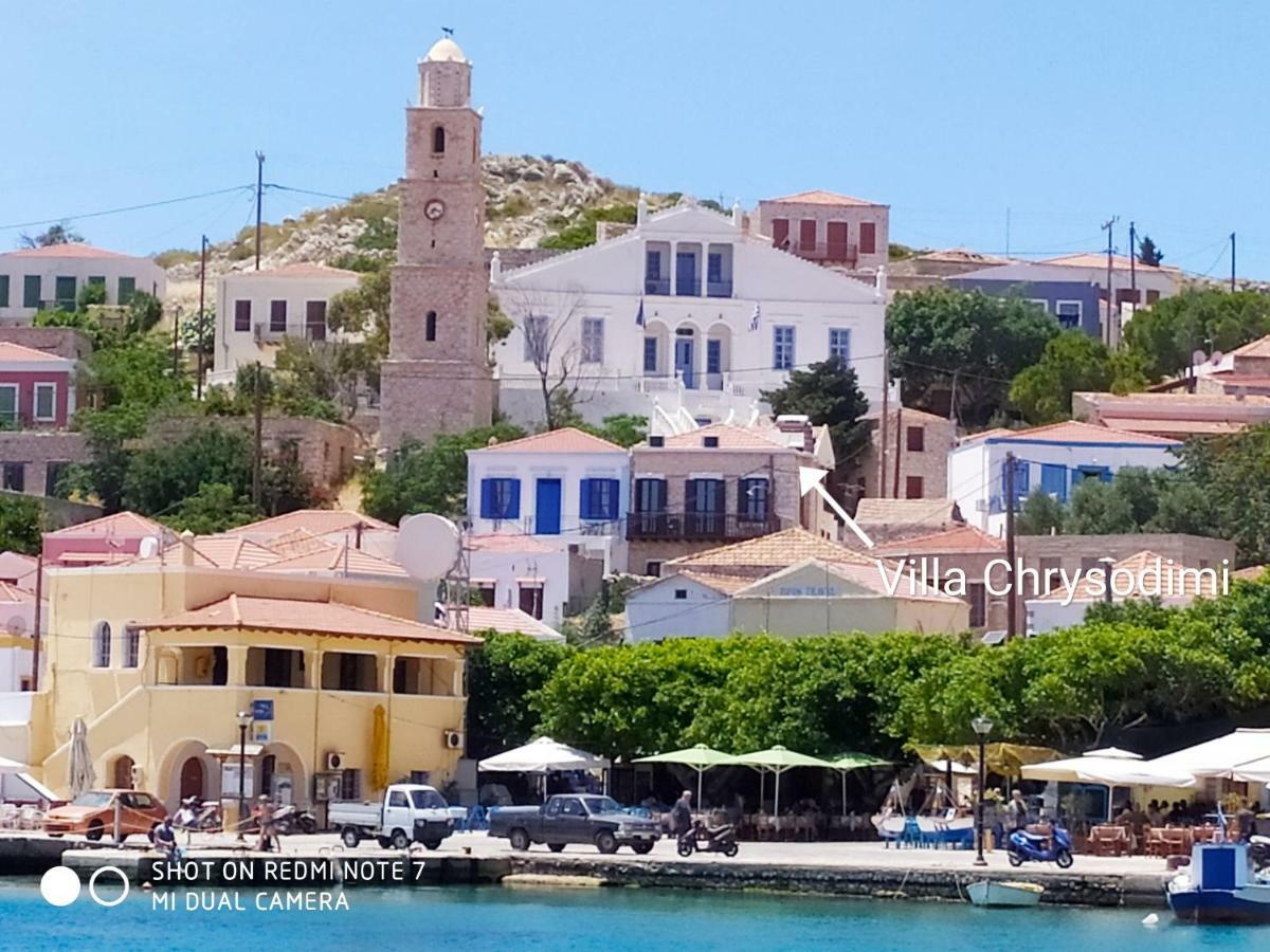 Villa Chrysodimi Chalki Town Luaran gambar